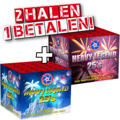 Heavy Legends 2=1 vuurwerk